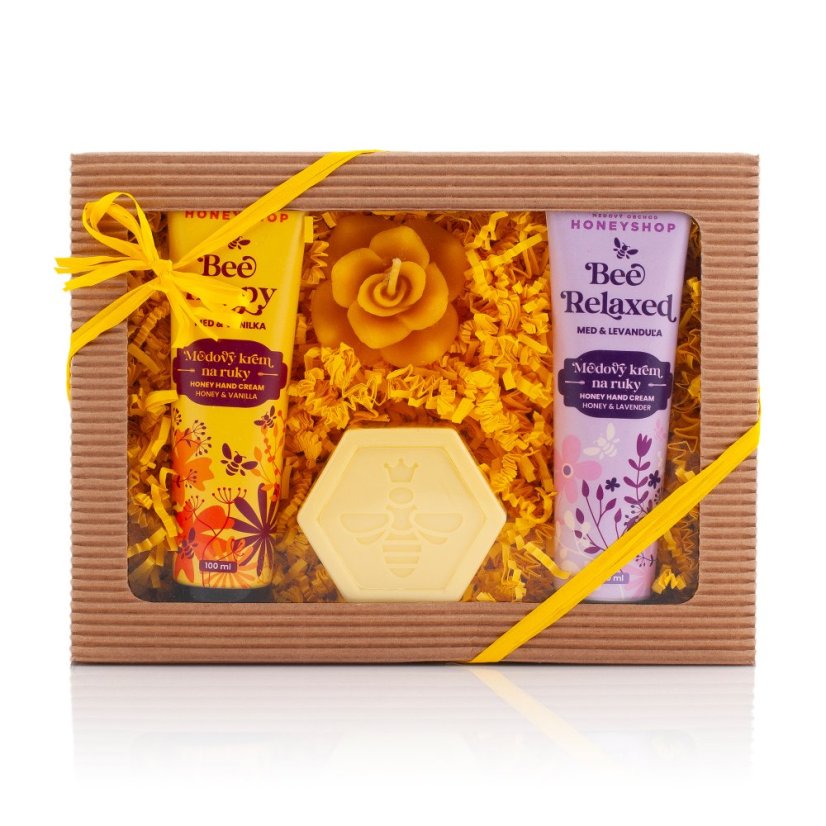 Kozmetická medová krabička Bee Happy duo