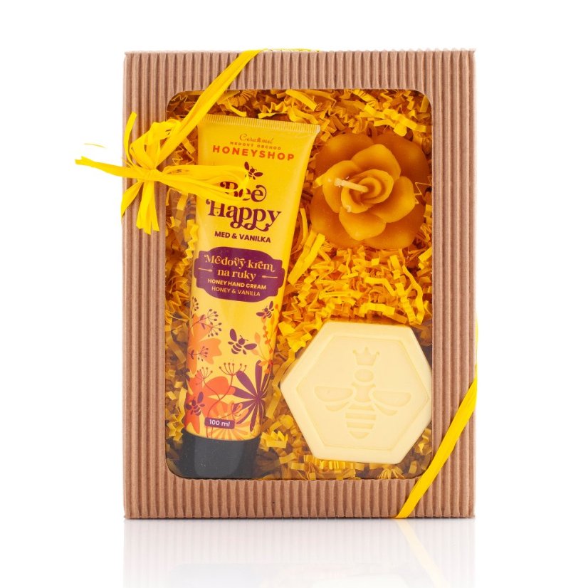 Kozmetická medová krabička Bee Happy single