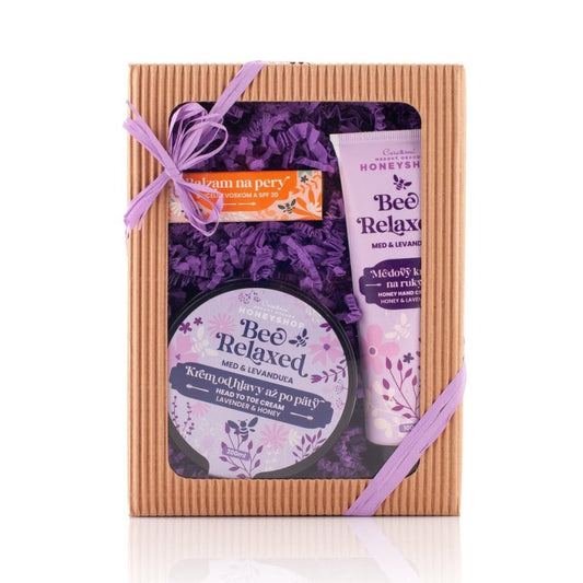 Kozmetická medová krabička Bee Relaxed trio