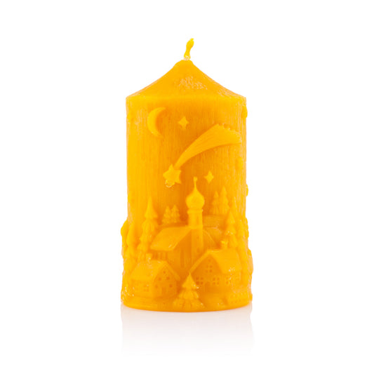 Stĺp vianočná krajinka